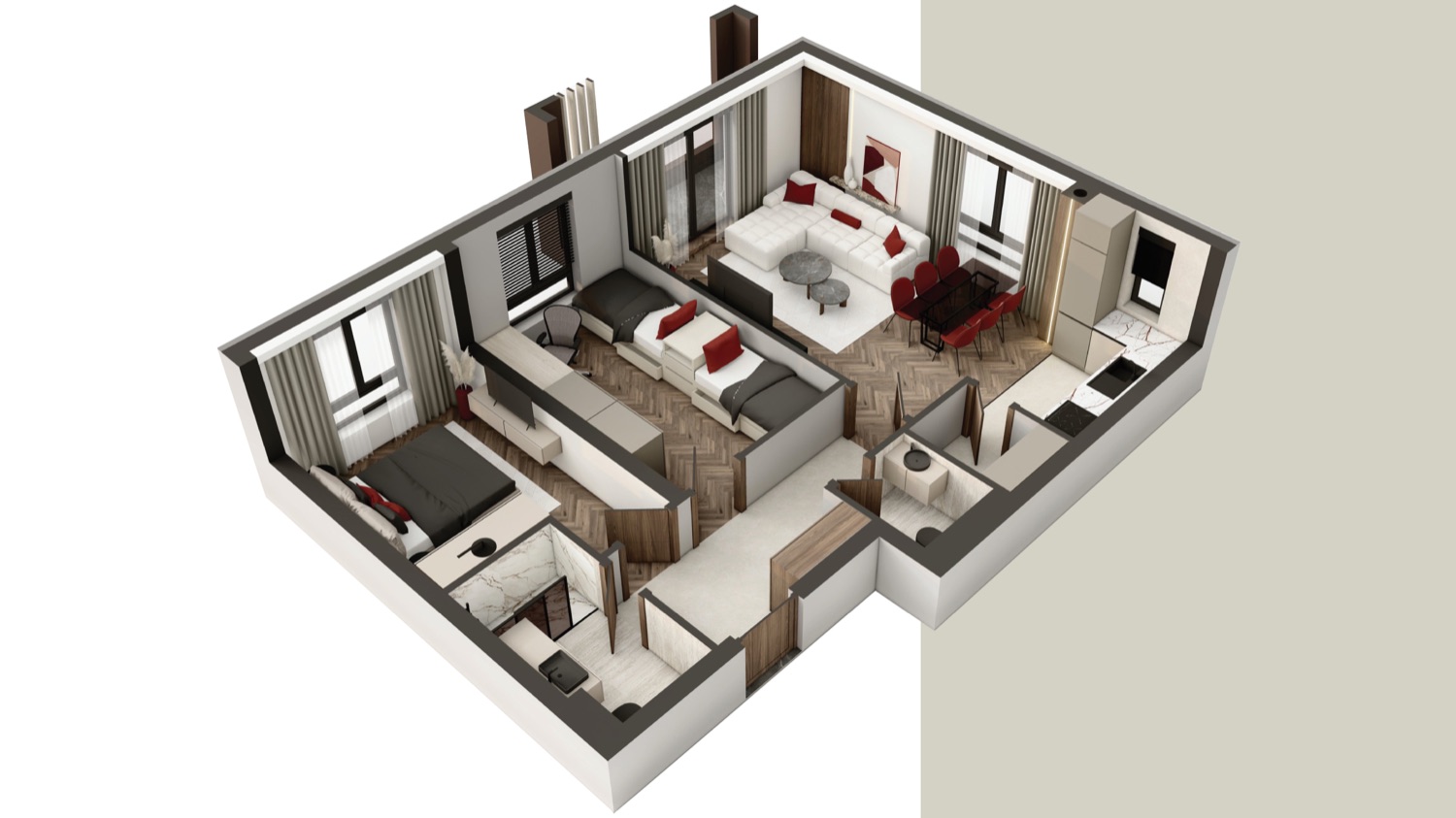 Stan 2 — 3D prikaz