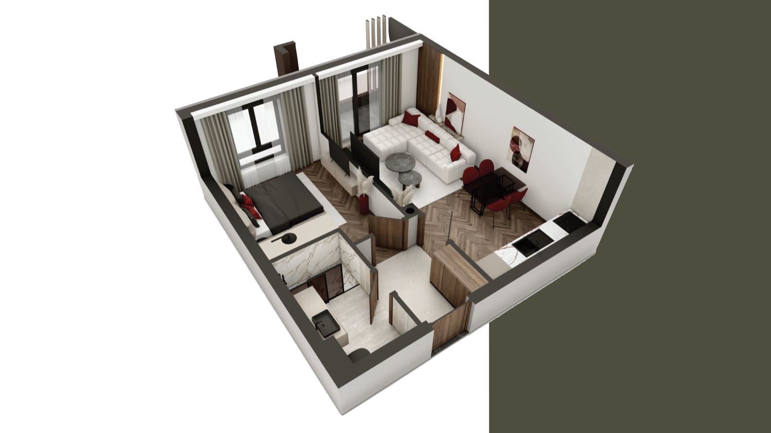 Stan 6 — 3D prikaz