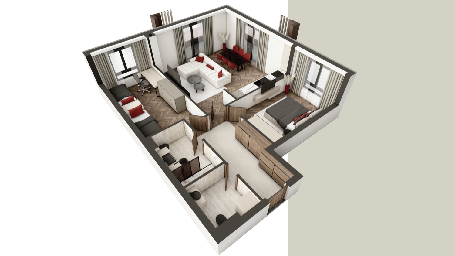Stan 7 — 3D prikaz