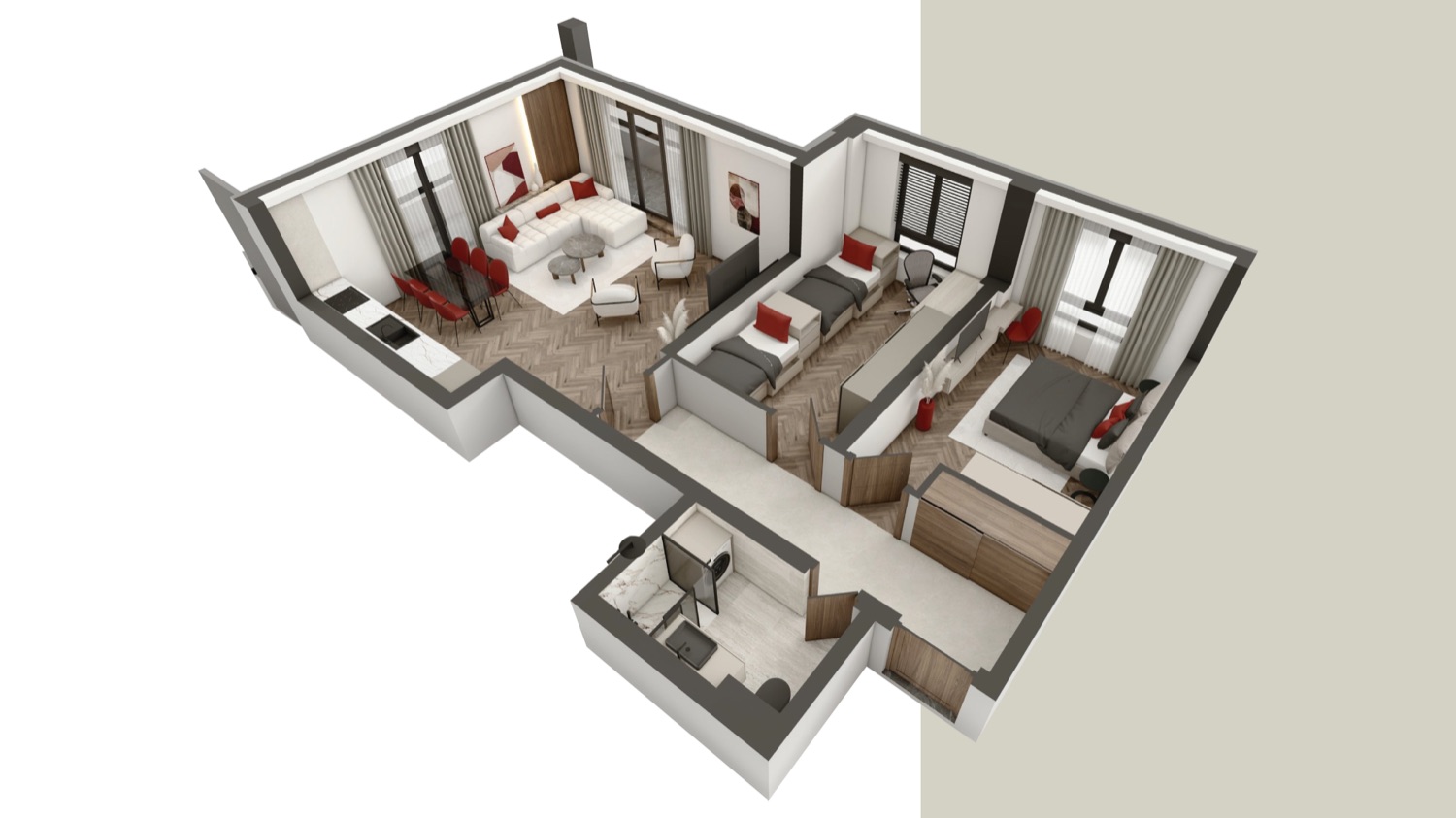 Stan 85 — 3D prikaz
