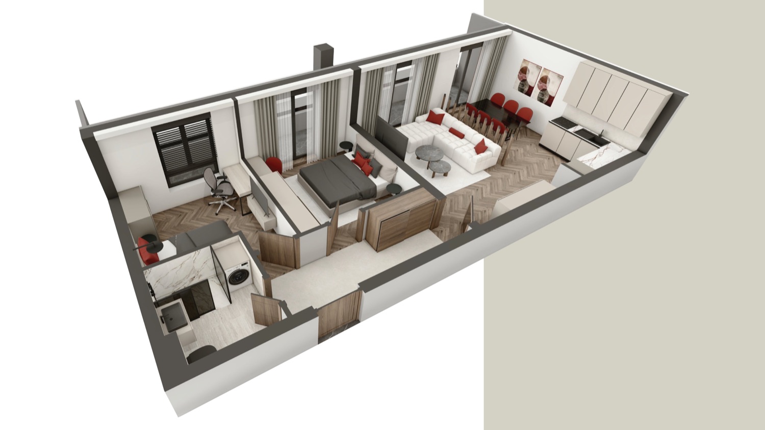 Stan 91 — 3D prikaz