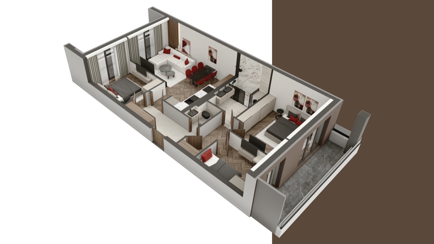 Stan 92 — 3D prikaz